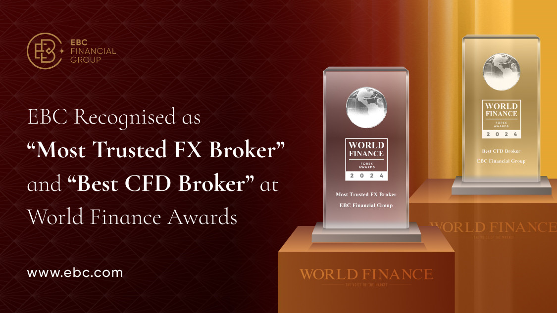 EBC Recognised as “Most Trusted FX Broker” and “Best CFD Broker”