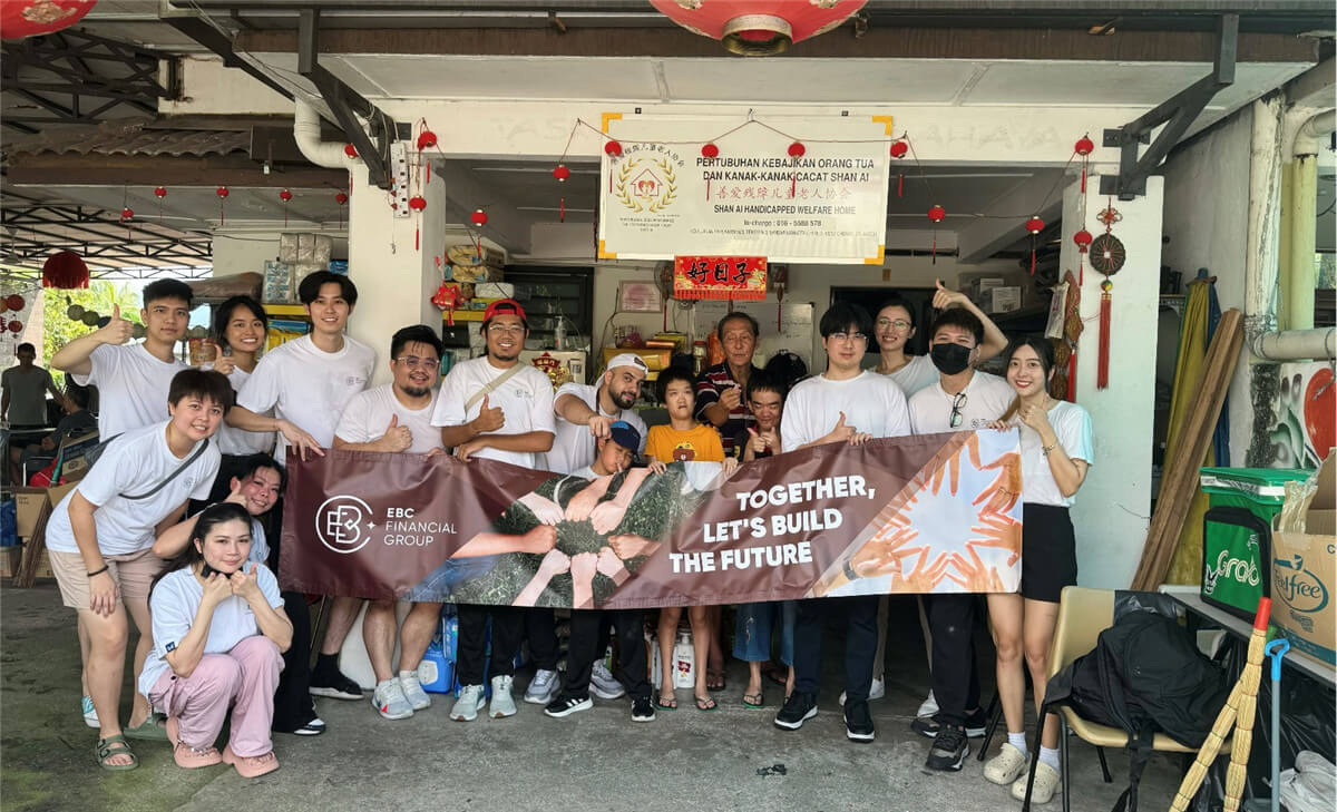 EBC Kuala Lumpur staff with Shan Ai Welfare Home residents