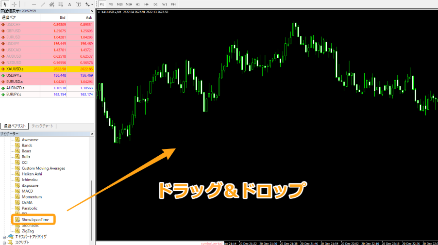 MT4を再起動、または更新する - ebc