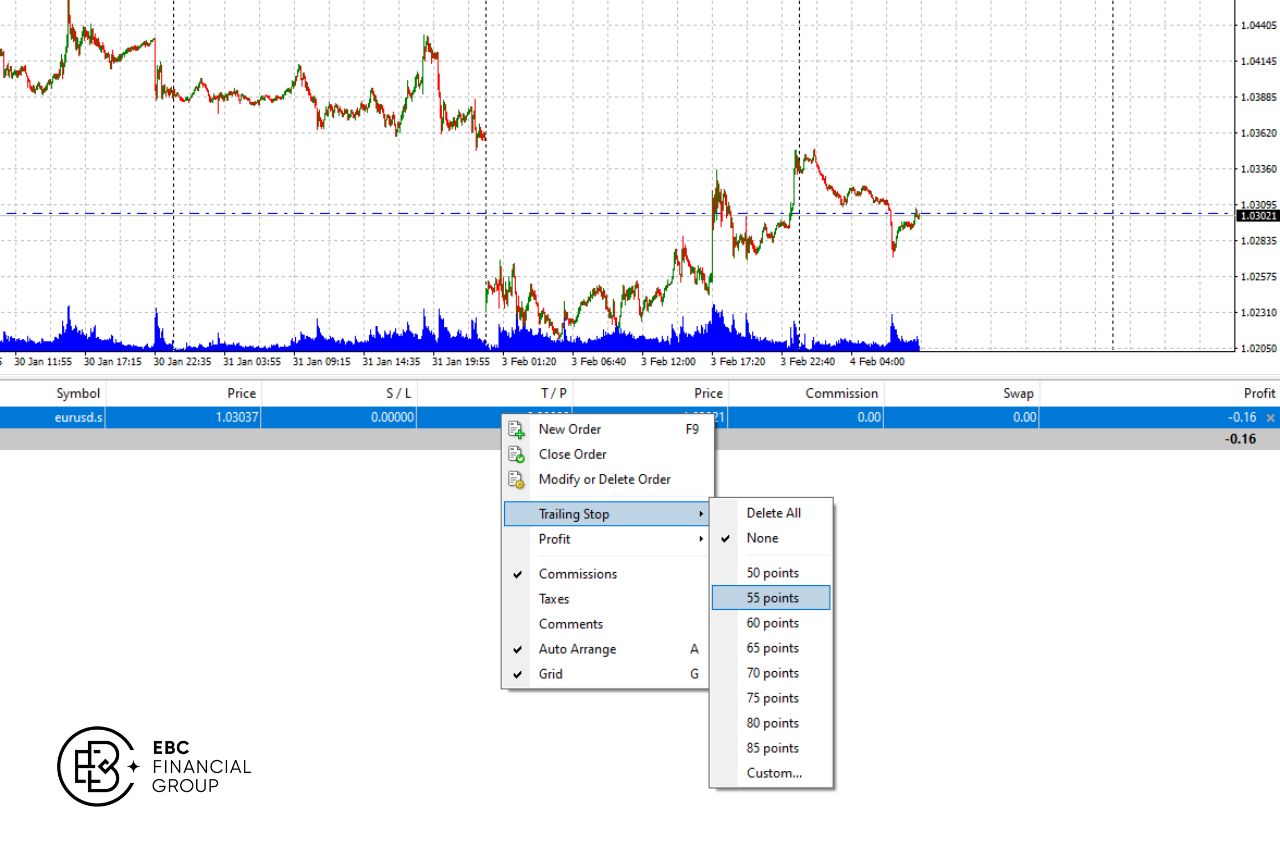 Hướng dẫn cách sử dụng lệnh cắt lỗ động trong giao dịch Forex -  EBC Financial Group 
