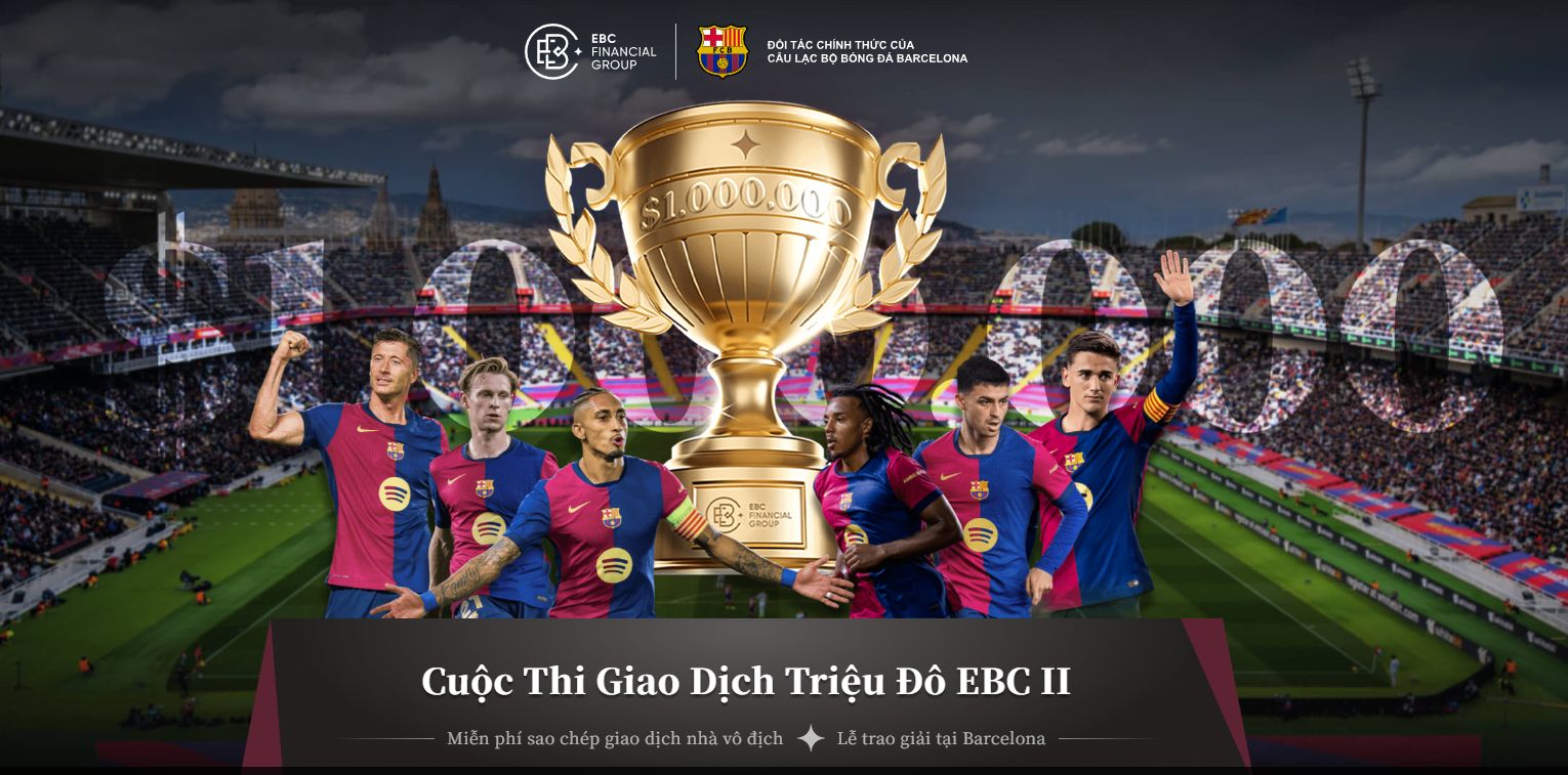 Cuộc thi giao dịch Giao dịch Triệu đô EBC II từ EBC Financial Group