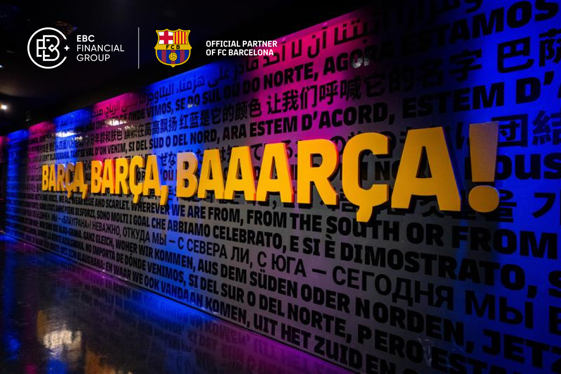 FC Barcelona neon wall