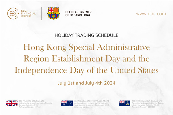 Holiday Trading Hours on July 1 & 4 ,2024