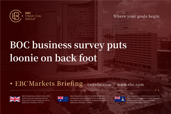 Survei bisnis BOC menempatkan loonie dalam posisi yang tidak menguntungkan