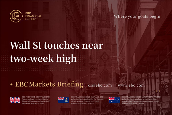 ​Wall St Touches Near Two-Week High