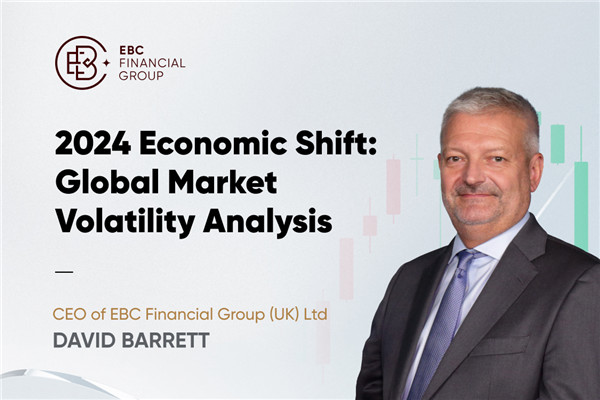 David Barrett, CEO de EBC Financial Group UK (Ltd) y EBC Financial Group (Cayman) Limited analiza la volatilidad del mercado en 2024 y las estrategias de refugio seguro