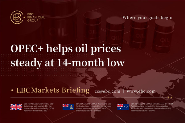 ​OPEC+ helps oil prices steady at 14-month low