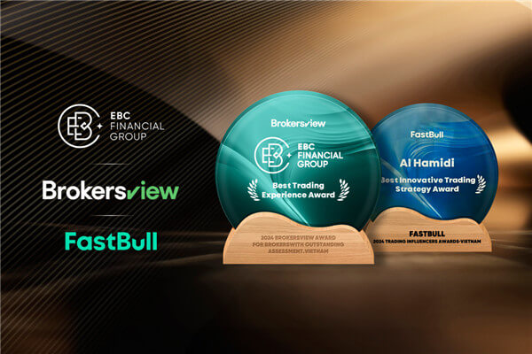 EBC Bags BrokersView Best Trading Experience Award