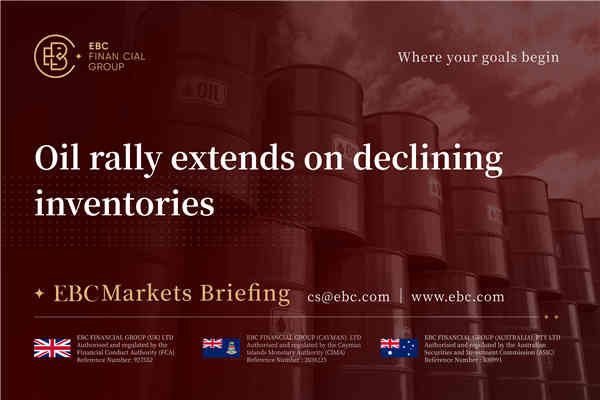 ​Oil rally extends on declining inventories