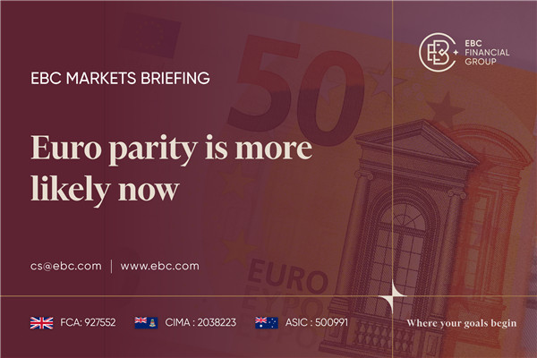 La paridad del euro es más probable ahora