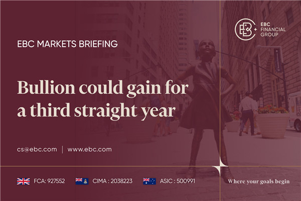 ​Bullion could gain for a third straight year