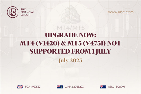Upgrade Now: MT4 (v1420) & MT5 (v4731) Not Supported from 1 July