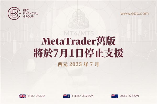 MetaTrader舊版將於7月1日停止支援