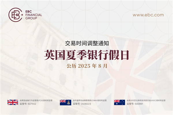 英国夏季银行假日交易时间调整通知